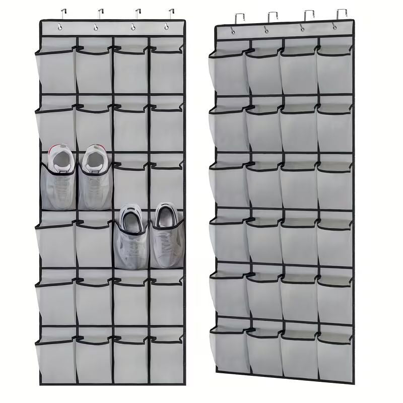 Space-Saving Over-the-Door Shoe Organizer