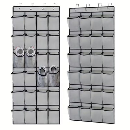 Space-Saving Over-the-Door Shoe Organizer