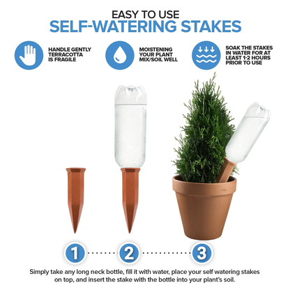 💧Ceramic Terracotta Self Watering Spikes💧