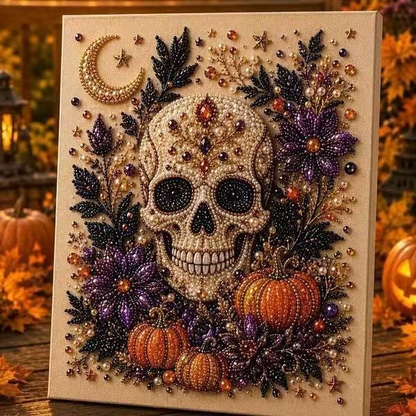 Halloween Pearl Art DIY Kit – Turn Tiny Pearls into Spooky