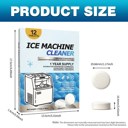 Ice maker cleaning tablets – remove limescale and odors