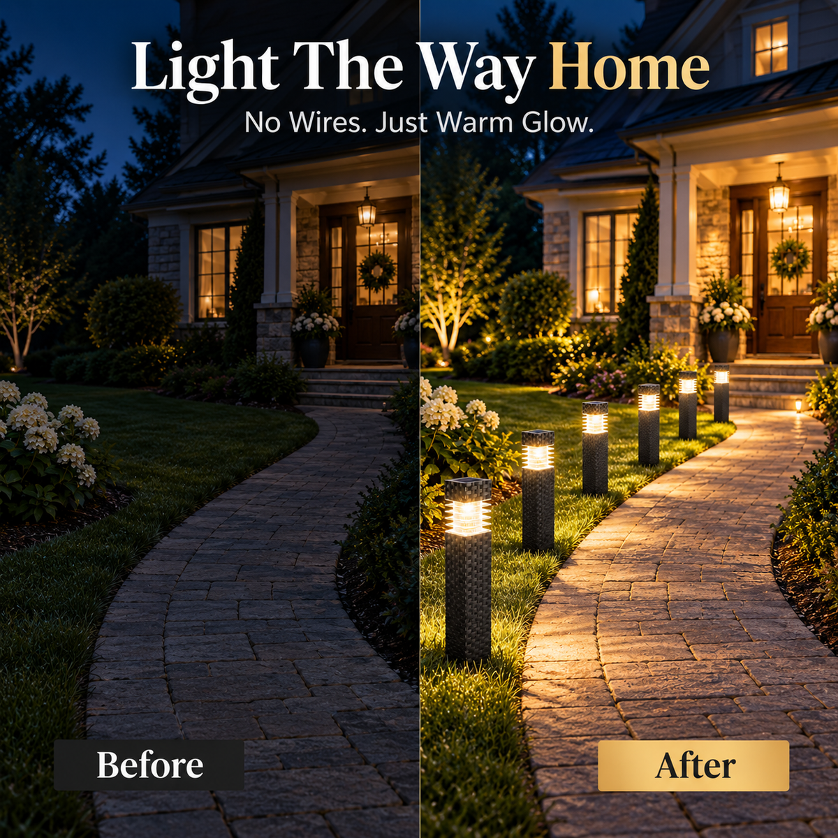 Solar Pathway Lights for Effortless Nighttime Glow