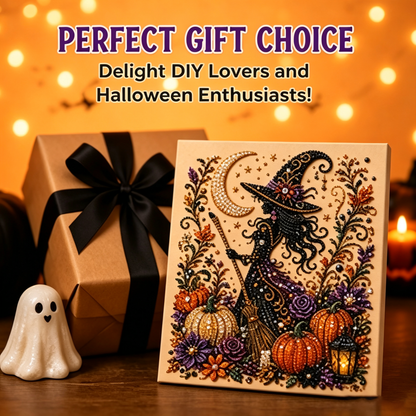 Halloween Pearl Art DIY Kit – Turn Tiny Pearls into Spooky