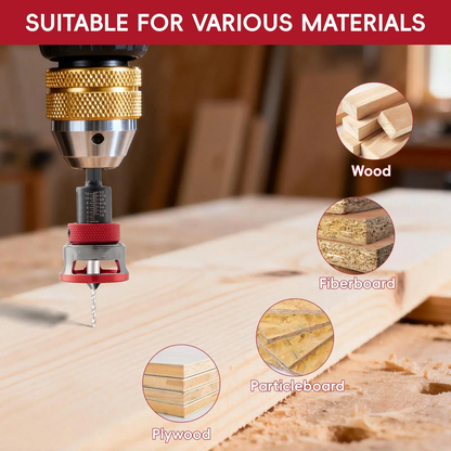High carbon steel four-flute countersunk drill bit set