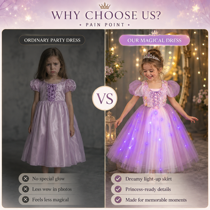 Magical Light-Up Princess Twirl Dress
