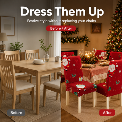 Turn Everyday Dining Chairs Into Christmas Décor