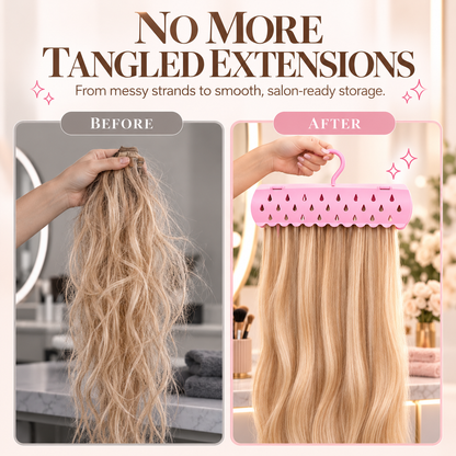Hair Extension Holder And Hanger Stand For Styling