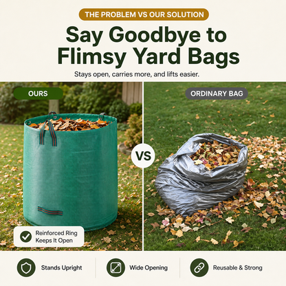 Heavy-Duty Lawn &amp; Garden Leaf Bag
