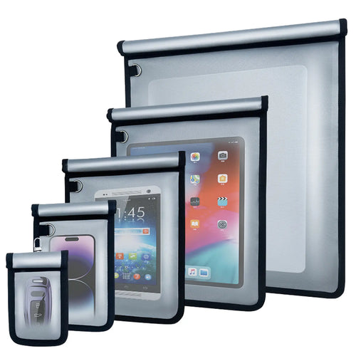 5-Pack Faraday Bags for Phones, Laptops & Key Fobs – Signal Blocking, Fireproof & Water-Resistant Privacy Protection Set
