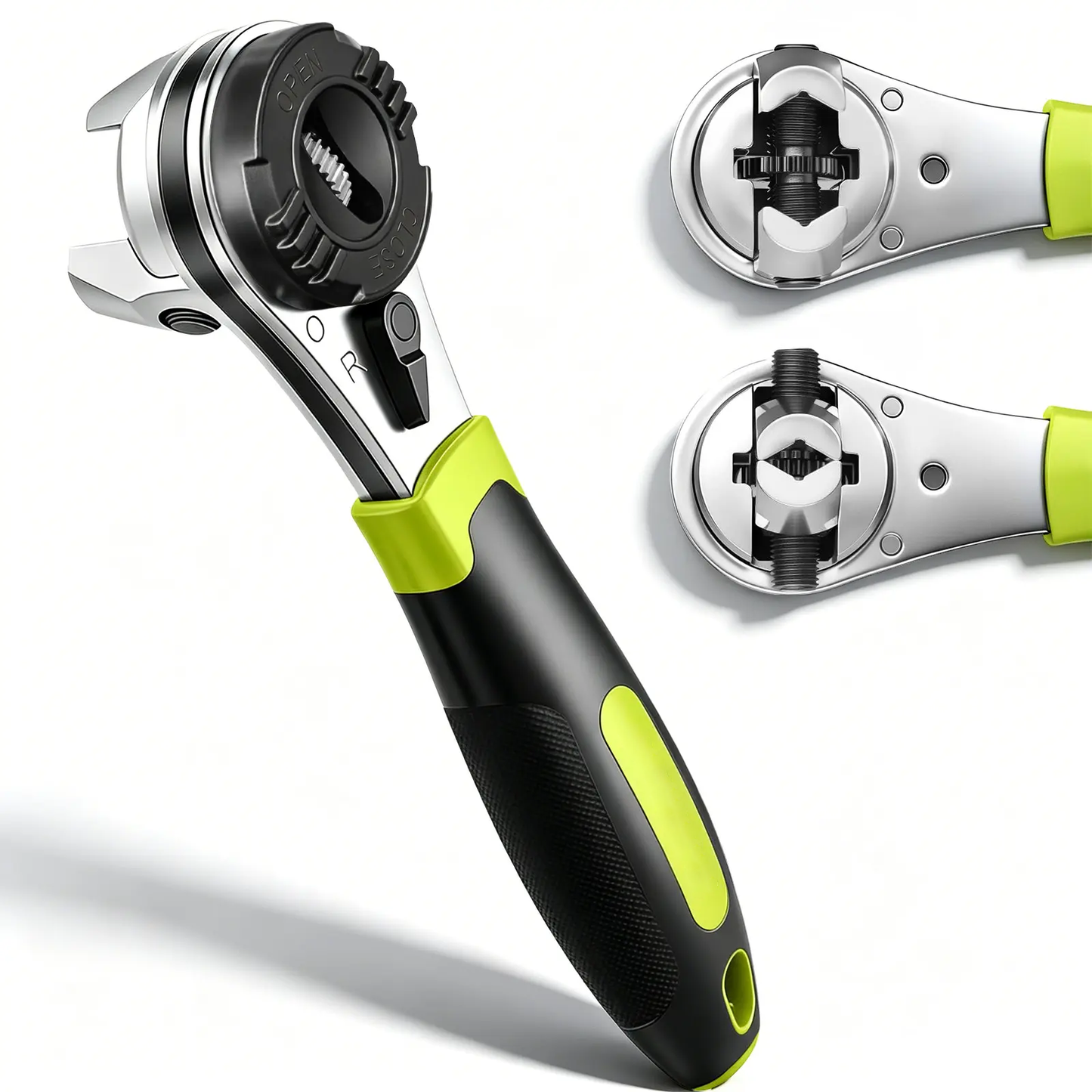Adjustable ratchet wrench set, suitable for 6-22mm screws