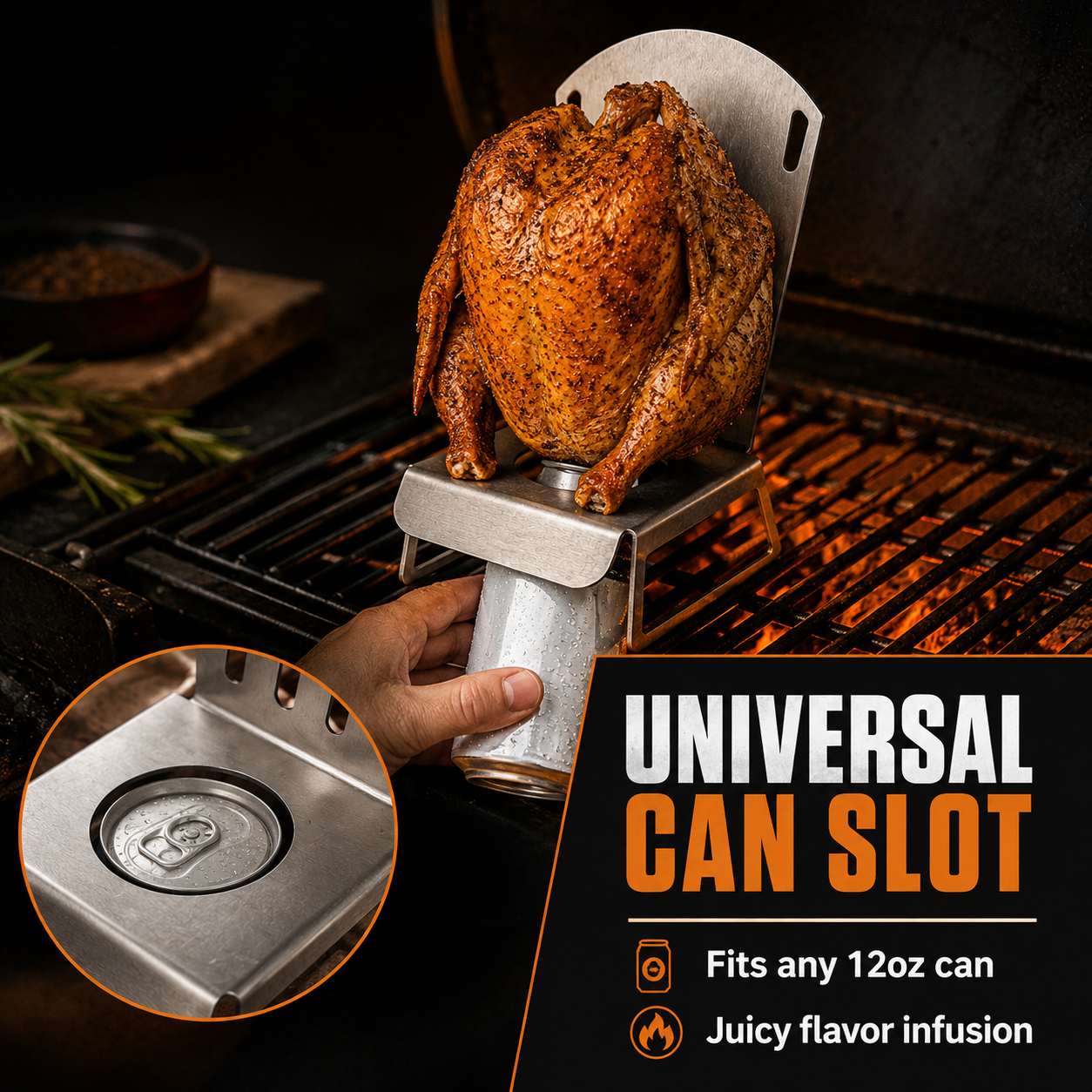 "The Ultimate Beer Can Chicken Chair — Turn Every BBQ Into a Party!"