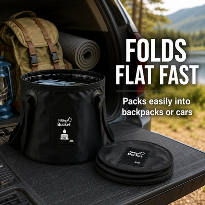Portable Waterproof Collapsible Water Bucket