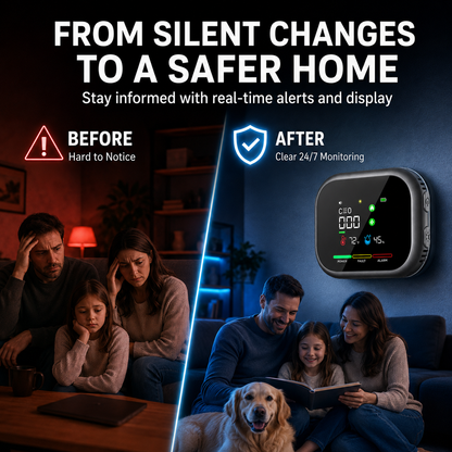 6-in-1 Smart Home Environmental Monitor