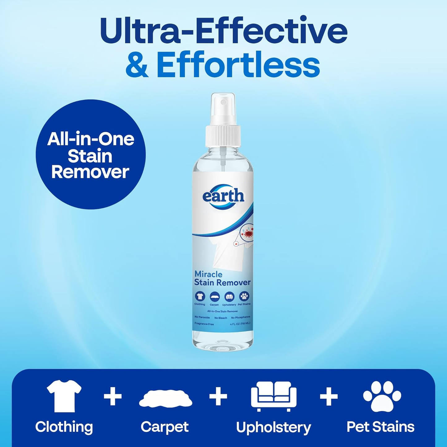 Miracle Stain Remover Spray: Removes Virtually All Household Stains