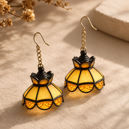 Tiny Glowing Lampshade Earrings That Turn Heads Everywhere