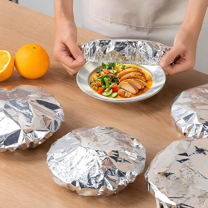 Reusable Aluminum Foil Food Insulation Cover