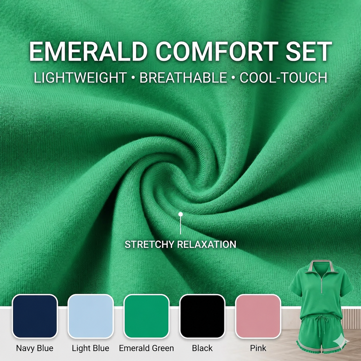 2 Piece Outfits Short Sets for Women Sweatsuit