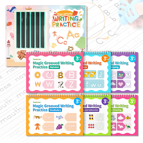 ✍️Reusable Grooved Handwriting Workbook for Kids✍️