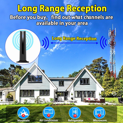 4K Indoor TV Antenna – Free Channel Viewing