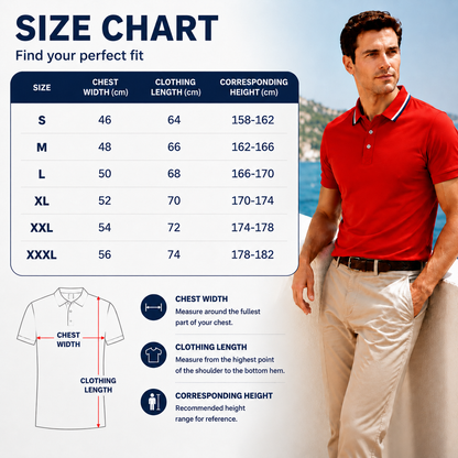 Men's Cool & Breathable Summer Polo Shirt – Stretch Slim Fit