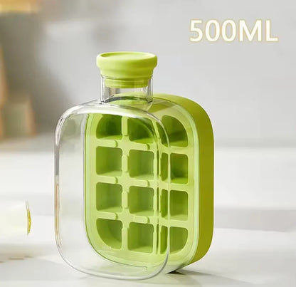 2-in-1 Refreshing Ice Cube Tray - Portable Cup