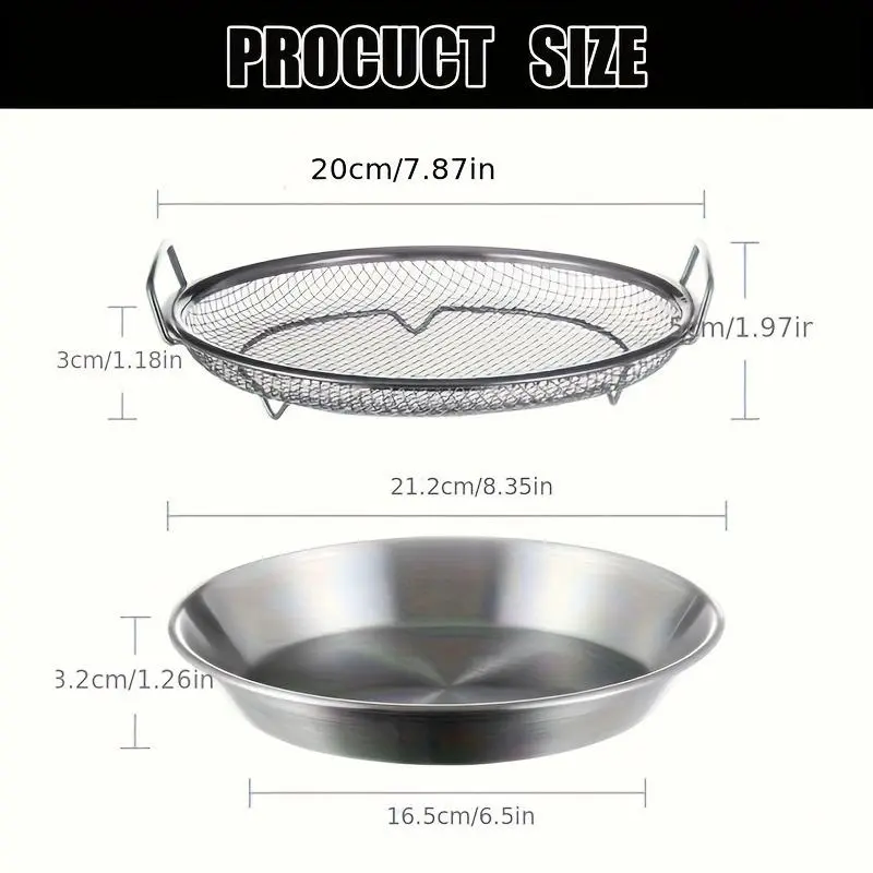 🔥50% Off🔥Stainless steel frying oil drainer with tray🍟