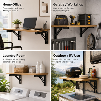 🔥49% Off🔥2 Pack Foldable storage rack bracket🔧