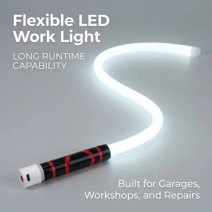Bendable LED Flashlight Stick – 27" Flexible LED Work Light, High Lumen Magnetic Inspection Light