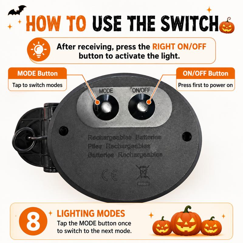 Halloween Garden Pumpkin Lantern - Solar Powered
