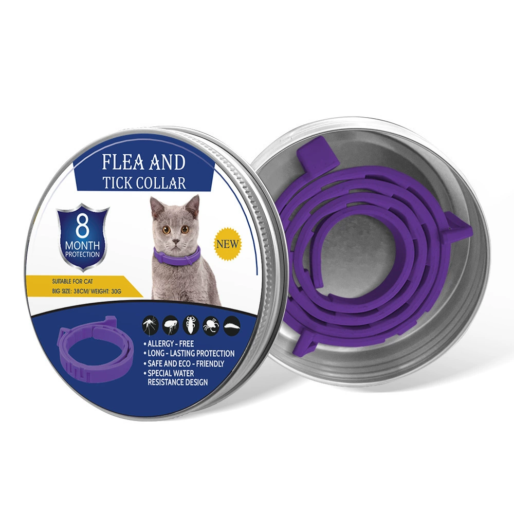Natural plant extract pet collar – effectively repels fleas and ticks