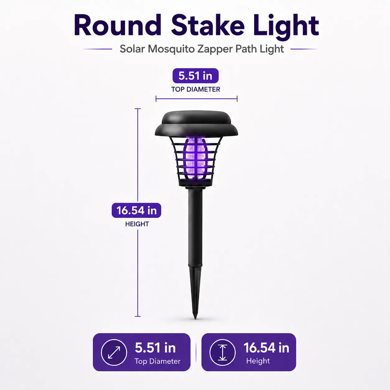 🏡Solar-powered 2-in-1 mosquito killer lamp🏡