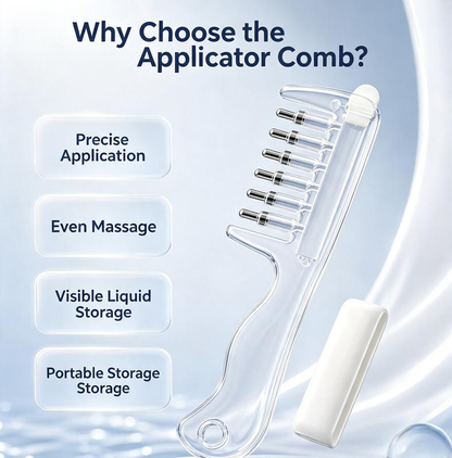 Scalp oil massage comb – targeted hair root care and massage