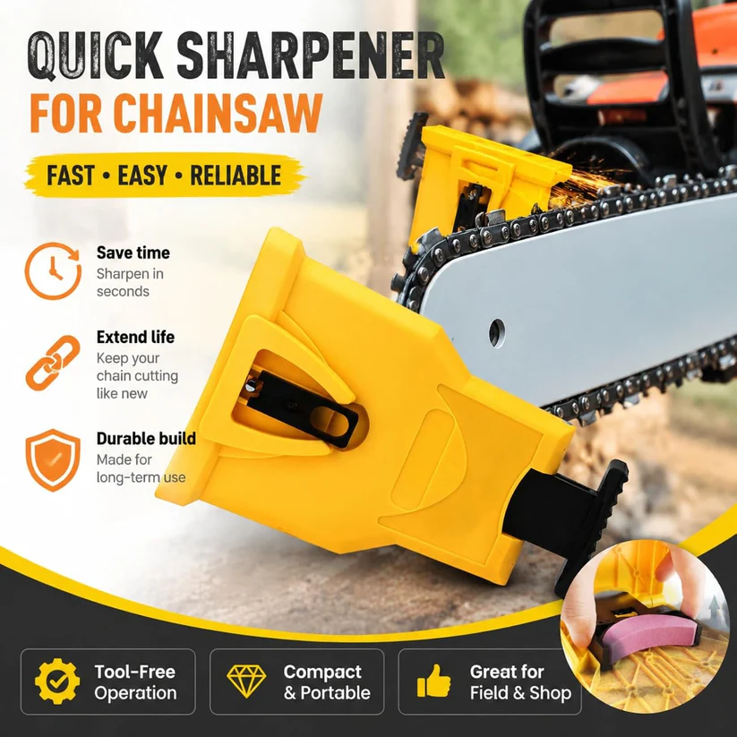 🔥Limited Time 50%🔥OffPortable Teeth Chainsaw Sharpener