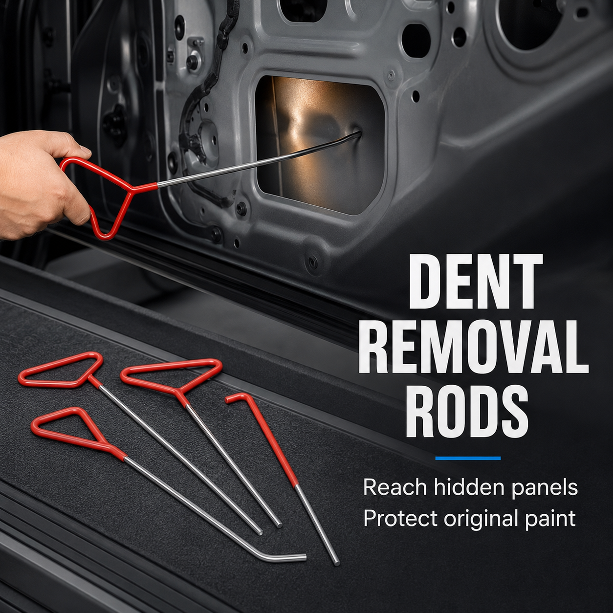 Damage-Free Auto Dent Repair & Precision Trim Pry Tool Kit