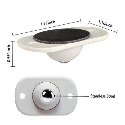 🏠Self-adhesive mini casters that can rotate 360 degrees🏠