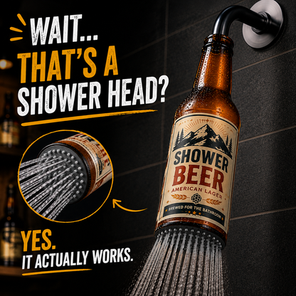 🍺Beer bottle-shaped shower head – the ultimate gift for beer lovers🍺