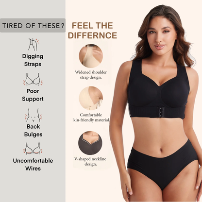 Seamless Wireless Shaping Bra – Smooth Silhouette & All-Day Support