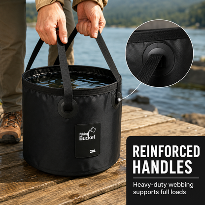 Portable Waterproof Collapsible Water Bucket