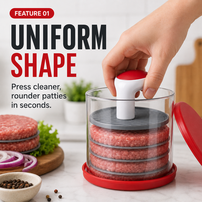 Homemade Burger Patties Without the Messy Guesswork