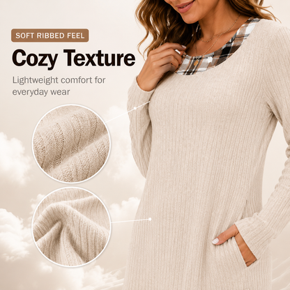 The Cozy Dress That Already Looks Styled