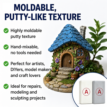 Epoxy resin repair putty – easily repair cracks and damaged parts
