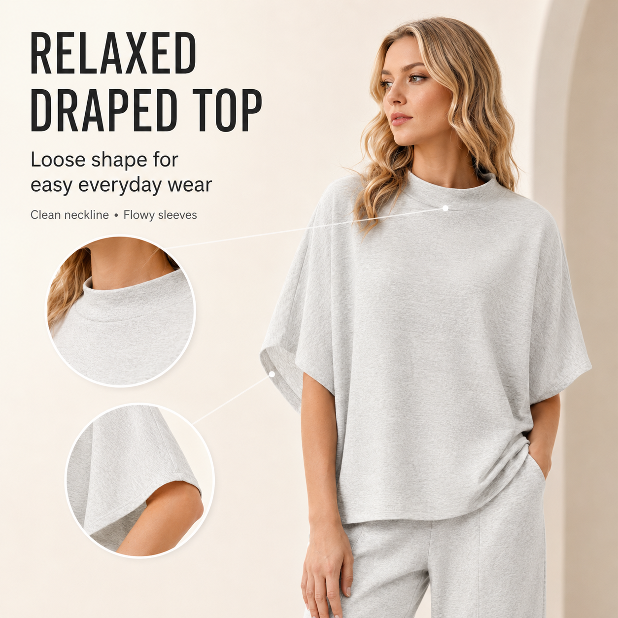 Effortless Relaxed Two-Piece Set for Everyday Style