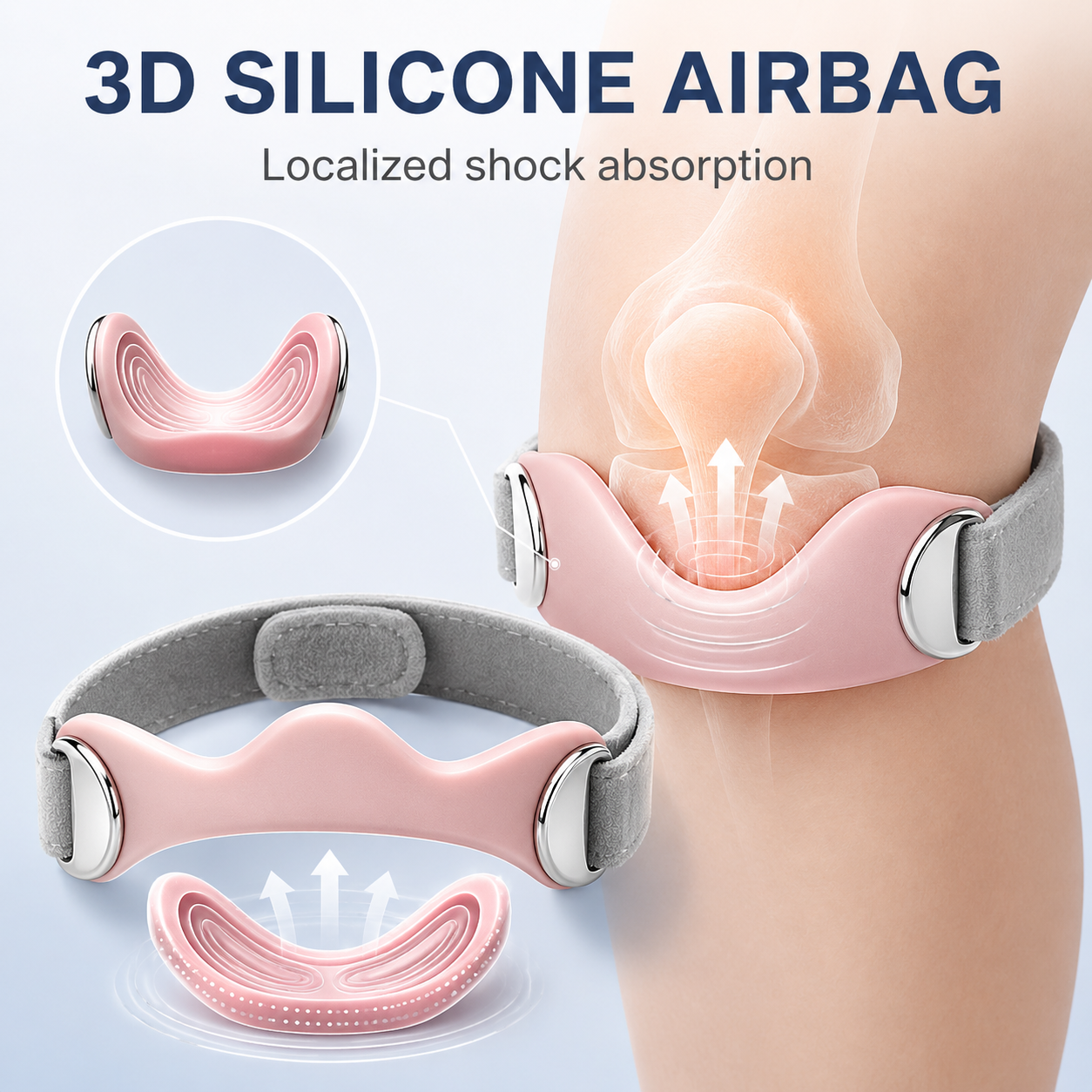 Pro 3D Silicone Airbag Patella Knee Strap