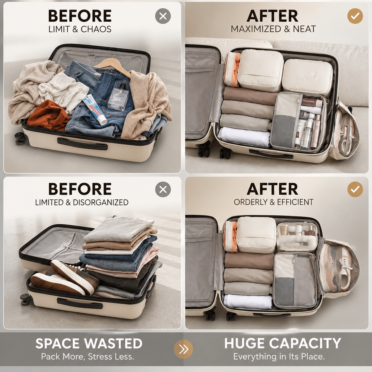 The Weekender Pro™: 2-in-1 Wrinkle-Free Rolling Garment Duffel Bag