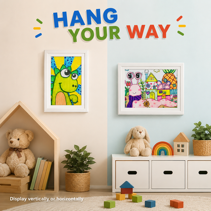 Kids Art Frame Front Opening - Display &amp; Store Artwork
