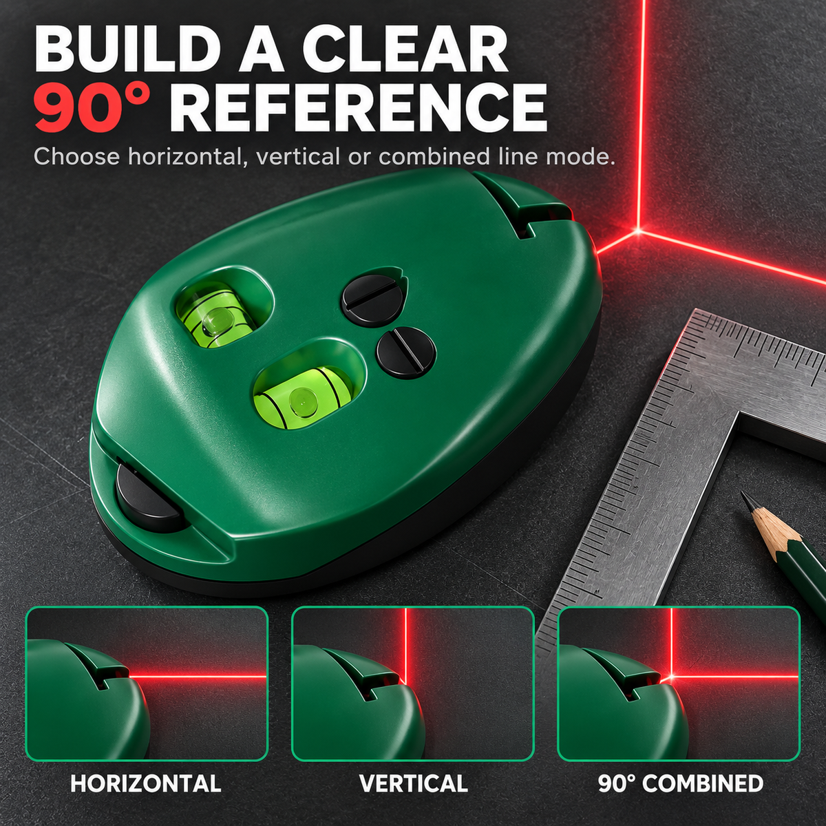 90° Laser Angle Level – Fast, Precise DIY Alignment Tool