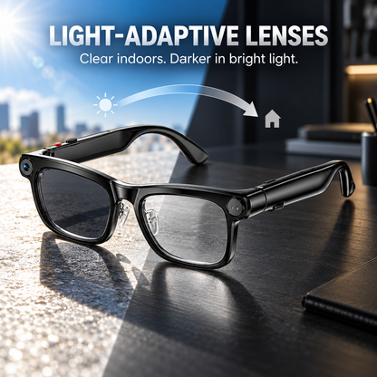 🔥Free shipping🔥AI Smart Glasses with Camera, Translation & Open-Ear Audio👓