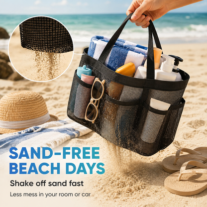 Breathable Quick-Dry Mesh Caddy &amp; Beach Tote Bag