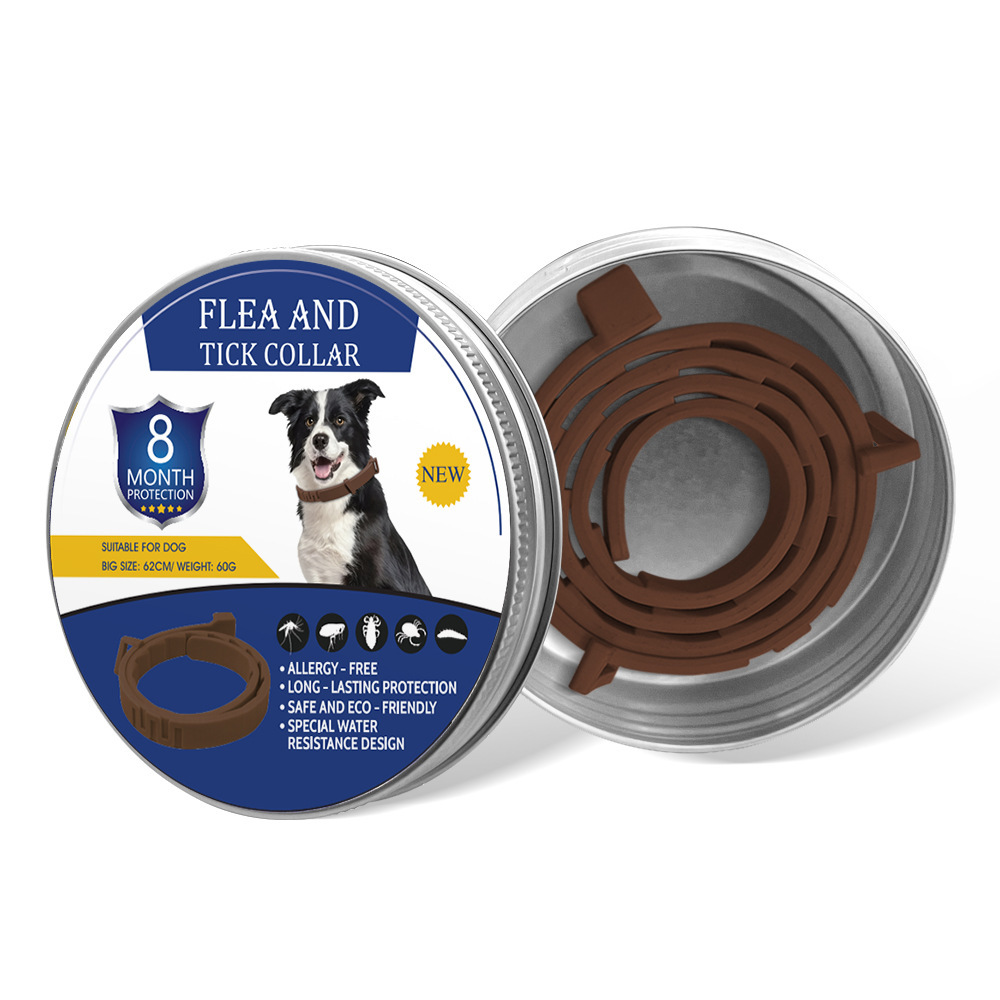 Natural plant extract pet collar – effectively repels fleas and ticks