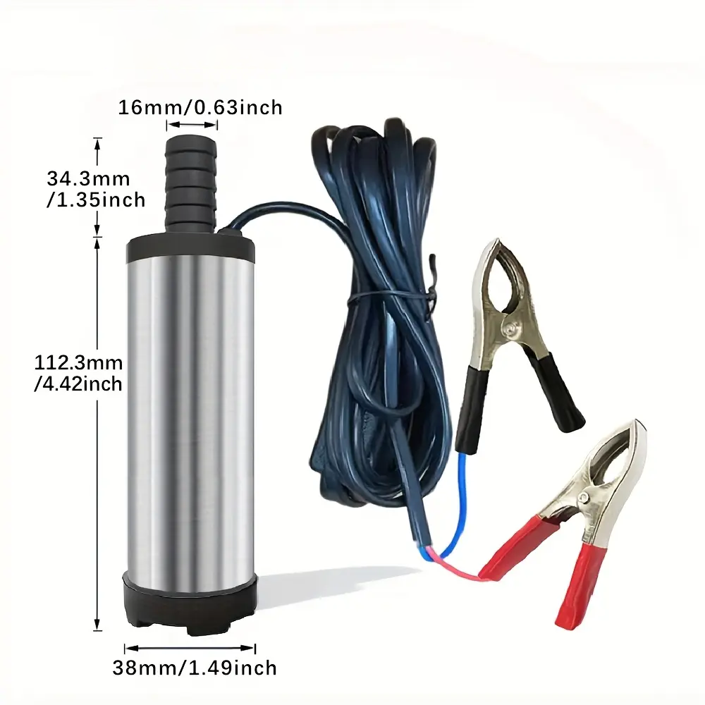 Portable Submersible Pump, Ideal for Diesel, Kerosene & Water